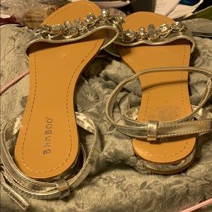 Silver sandals